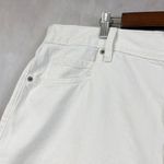 Old Navy  Womens Hot Dad Short Size 16 Calla Lily White Denim Coastal Core Summer Photo 2