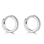 Boutique Huggie Hoop Earrings | 925 Sterling‎ Silver Photo 4