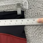 Lululemon Train Times Shorts High Rise 6" Maroon Black Athletic Biker Women's 6 Photo 6