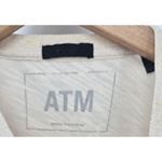 Atmosphere ATM Anthony Thomas Melillo Womens‎ Gold Metallic Short Sleeve T Shirt Small Photo 2