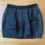 Anthropologie Leifsdottir Metallic Tulip Mini Skirt Size 6 Photo 3
