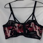 Torrid CURVES WO SIZE 4(42DD, 44D, 46C) BLACK FLORAL UNDERWIRE SHEER STRAPPY BRA Photo 11