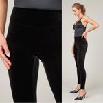 Spanx • black velvet leggings 2070 high waisted Ready-To-Wow ankle Photo 9