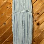 GB  blue faux denim tank top jumpsuit Photo 4