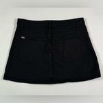 Alice + Olivia Jeans Queen of the Night Cotton Mini Skirt Leopard Print Size 30 Photo 4