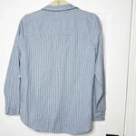 J.Jill  Uncommon Threads XS Petite Mini Check Button Down‎ Shirt Pleated Career Photo 5