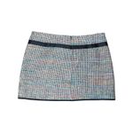 Vintage Y2K Tweed Mini Skirt 8 Multicolor Ribbon Waist Bow Detail Clueless Pink Photo 1