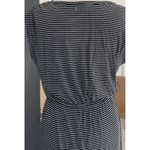 Maurice's 24/7 Womens Dress Sz Small Stripe Midi Short Sleeve Preppy Minimalist Photo 5