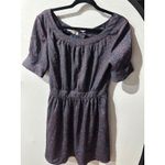 BCBGeneration  Dress Womens 4 Brown Red White Polka Dot Short Sleeve Party Career Photo 2