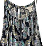 LONDON TIMES Paisley Maxi Dress Women's Size 14 Halter Neck Sleeveless Boho Black Photo 3