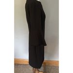 Calvin Klein  Dress Sz 10 Black Bell Sleeve Back Zip Career HolidayParty Funeral Photo 3
