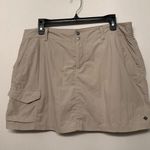 Columbia Tan High-Waisted Skort Size 14 Photo 0