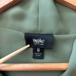 Mossimo Dark Green Roll Tab Sheer Blouse Size S Photo 2