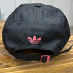 Adidas  Black Pink Nylon Lightweight Adjustable Back Strap Baseball Hat Cap Photo 6