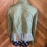 We The Free By Free People Women’s XS Embellished Sergeant Ruffle Utility Jacket Photo 8