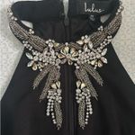 Lulus Alluring Evening Black Beaded Bodycon Dress Photo 6