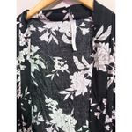 Spiritual Gangster  Floral Kimono Cardigan Black White One Size OS Photo 1