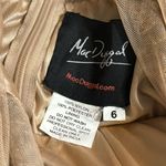 Mac Duggal  Long Sleeve Column Gown hand beaded dress in mocha size 6 style 5240 Photo 12