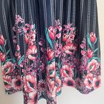 Trixxi Floral Striped Dress Photo 2