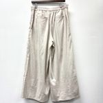 Banana Republic  Wide Leg‎ Cropped Linen Cotton Blend Pants Size M Photo 8
