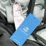 Cupshe NEW Ribbed Sage Green V-Neck Lacey Vacation One Piece Swimsuit Size S Photo 4