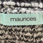 Maurice's black and white mixed knit turtleneck in size Medium. EUC Photo 5
