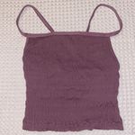 Free People NEW!  MOVEMENT Femme Ruched Tank Top Size M/L Purple Mountain Photo 2