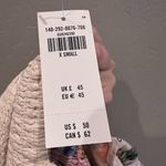 Abercrombie & Fitch NWT Cropped Puff Sleeve Beige Linen Top Italy Sz XS Photo 2