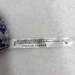 Free People  blue & white‎ floral scalloped cami top Size S Photo 11