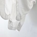 See By Chloe  Ruffled Tunic Shirt Dress in White Photo 5