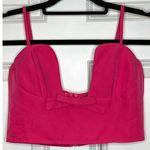 EGO  NEW Pink Crop Bow Detail Shirt Size‎ 6 Photo 1