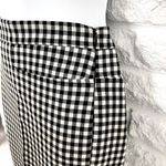 Akris Punto  Black and White Gingham Print Pants, Size 6 Photo 2