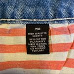 Rue 21 - Distressed Denim Patriotic Jeans 7/8 Photo 5