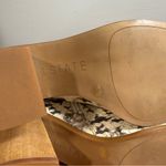 1. State NWOT  Kelte Pointed Toe Ankle Bootie Snake Skin Block Heel Side Zip 7.5 Photo 4