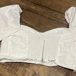 Aritzia Wilfred Vilette linen milkmaid puff sleeve blouse Photo 3