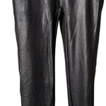 Spanx Black Faux Leather Leggings - Small Photo 0