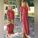 Natural Life  Sophia v neck floral wrap maxi dress with slits coastal cowgirl 734 Photo 1