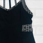 Athleta Black Fitness Tank Top Built In Bra Activewear Workout Top S Photo 3