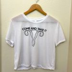 Bella Canvas “Come and Take It" Ovaries Crop Top from Limbo Boutique in Austin, TX  Large Photo 0
