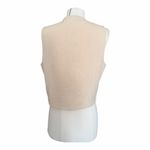 Daniel Collection Tie Front Ecru Black Contrast Embroidery Vest Small NWT Photo 7