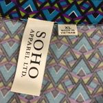 Soho Apparel Soho Blue Green Detail Dress with Belt Photo 4