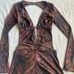 Generation Outcast Clothing Outcast Clothing Satine Mini Dress Mauve Leopard Photo 10