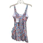 Eomenie One Piece Swimdress Swimsuits Tummy Control Orange Floral Print Medium Blue Photo 9