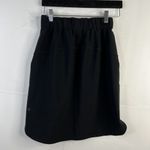Lululemon  Sz 4 On the Fly Skirt 21” Black Elastic Waist Woven Drawstring Women’s Photo 12