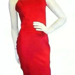 Lulus Paulina red bodycon mini dress adjustable spaghetti straps Photo 0