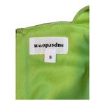 superdown  Mini Dress Sleeveless Metallic Bodycon Party Clubwear Green Size Small Photo 8