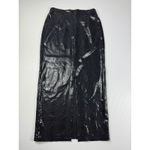 Tark 1 Snakeskin Print Maxi Skirt High Waist Slit Black Size 3 Photo 4