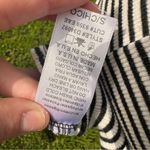 Black and white Slip on body con dress scoop neck Photo 4