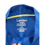 Landau Scrub Jacket Womens XS Blue Zip Front 3 Pocket Workwear Stretch RN NWT Photo 5