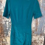 Rebecca Minkoff Women's Dress Mini Green Faux Wrap Size 6 100% Silk Photo 1